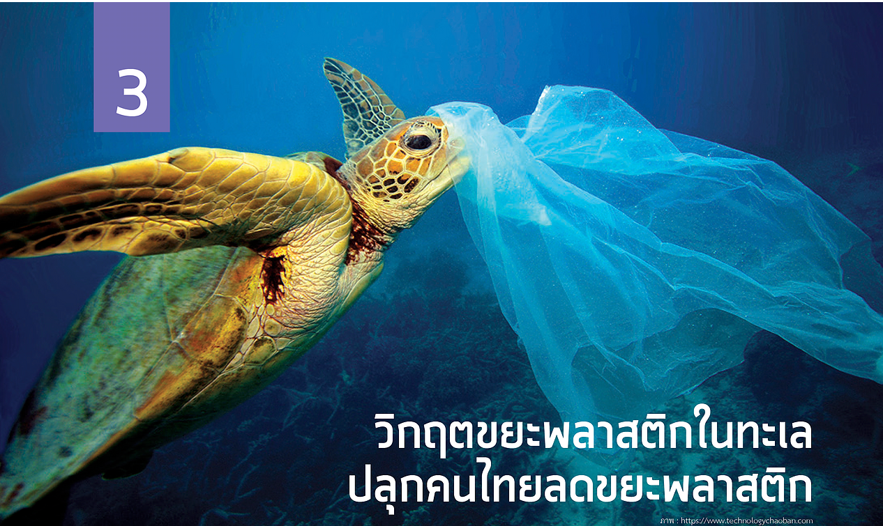 วิกฤตขยะพลาสติกในทะเลปลุกคนไทยลดขยะพลาสติก
